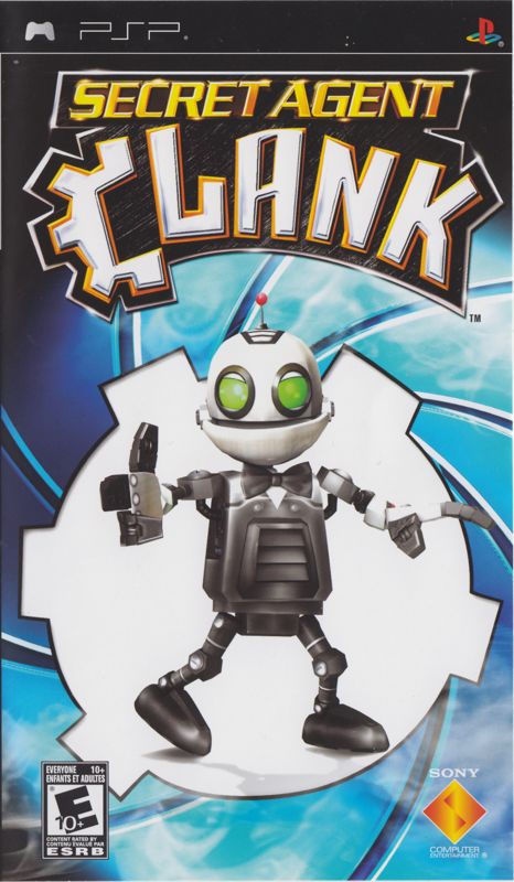 Secret Agent Clank box art for Playstation 2